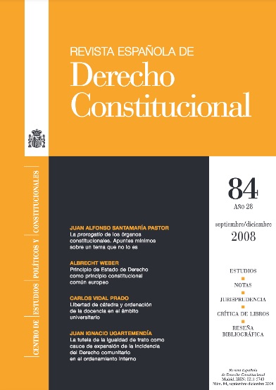 REVISTA DE DERECHO CONSTITUCIONAL